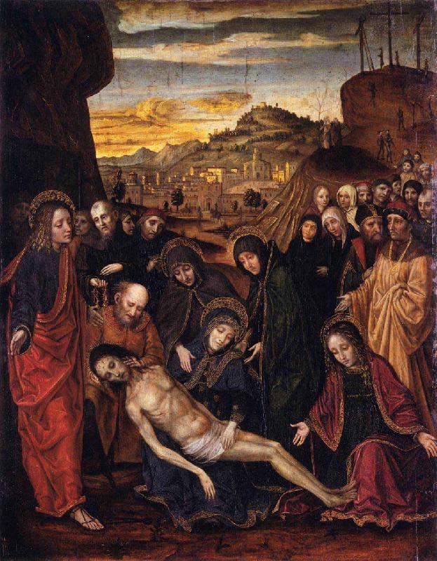 BORGOGNONE, Ambrogio Lamentation of Christ china oil painting image